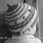 Natural Dye High-end Silk/wool Hat, Size 12 Month,..
